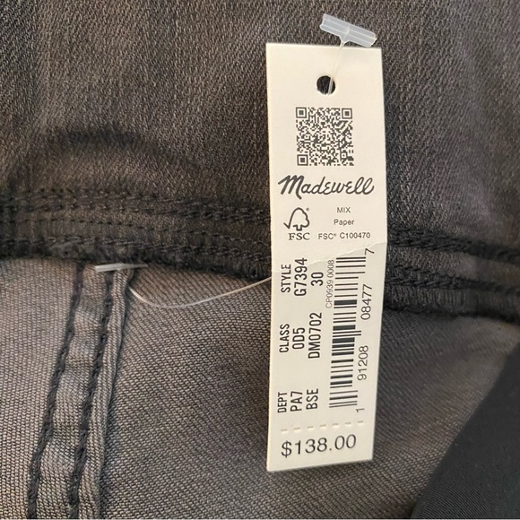 NWT Madewell Over-the-Belly Maternity Skinny Jeans - Picture 12 of 16